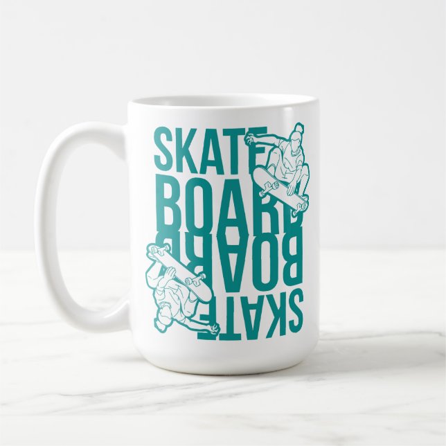 skateboard  kaffemugg (Vänster)