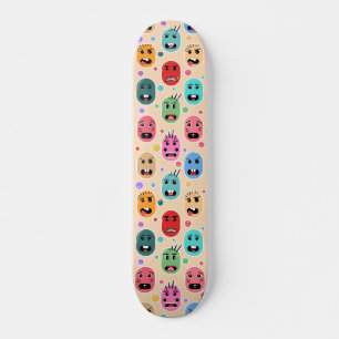 Skateboard känslor Colorful Ansikte