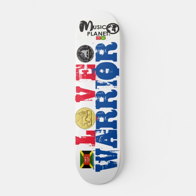 Skateboard kärlek WARRIOR (Framsida)