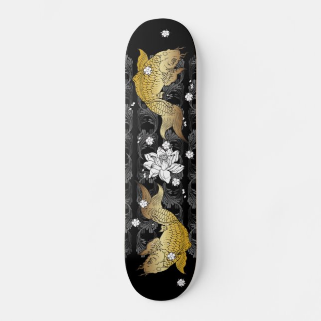 Skateboard Koi Gold Bräda 20,5 Cm (Framsida)