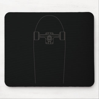 Skateboard-kontur - Skateboardåkare Skateboardåkni Musmatta