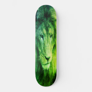 Skateboard kraftfull GRÖNT LEJON