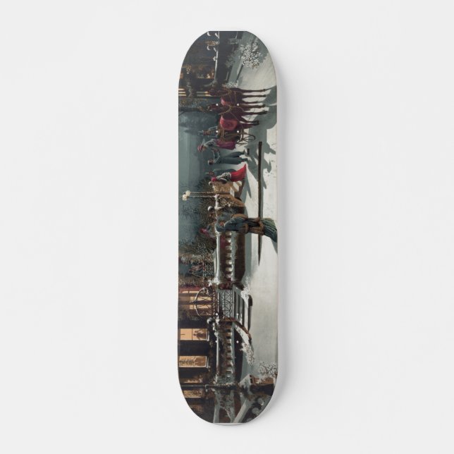 Skateboard Kväll Bräda 19,5 Cm (Framsida)