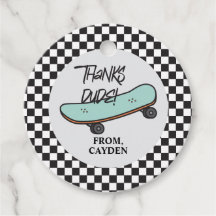 Skateboard Låt oss Sparka den på Tacken Födelsedag