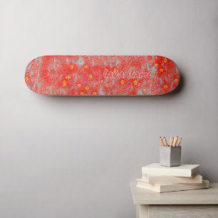 Skateboard Lava Flame