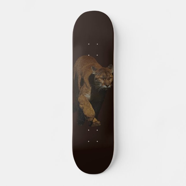 Skateboard Lejona Vild katt Bräda 20,5 Cm (Framsida)