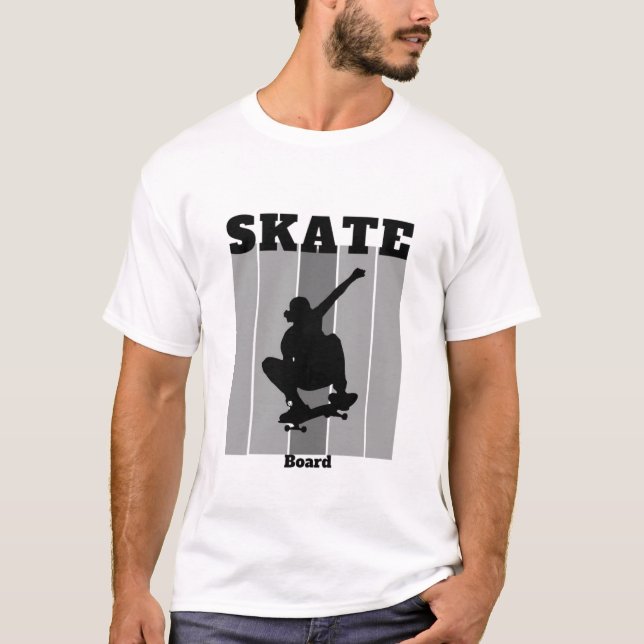 Skateboard Life | Urban Street Style Skate T-Shirt (Framsida)