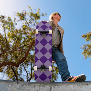 Skateboard Lila Diamonds HAMbWG