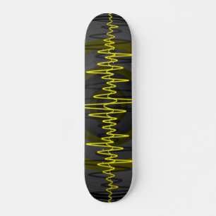 Skateboard ljud Gult Mörk