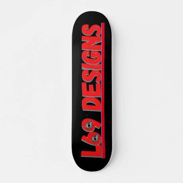 Skateboard "LOGOTYP L69-design" (Framsida)