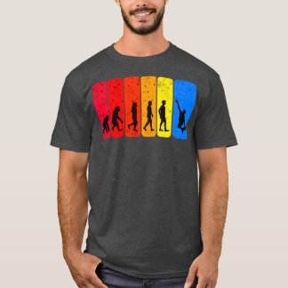 Skateboard lustig utveckling t shirt