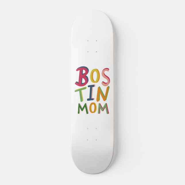 Skateboard Mamma Black Land Ord (Framsida)