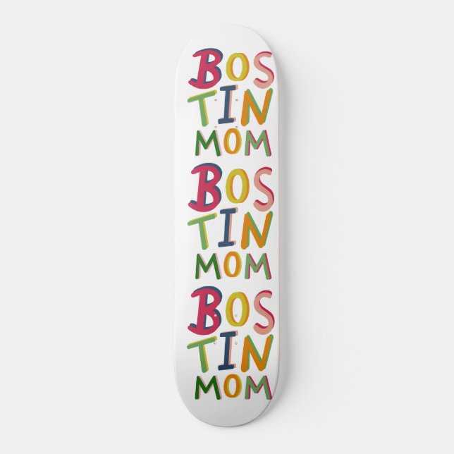Skateboard Mamma Black Land Ord (Framsida)