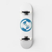Skateboard med Abstrakt Circles Design