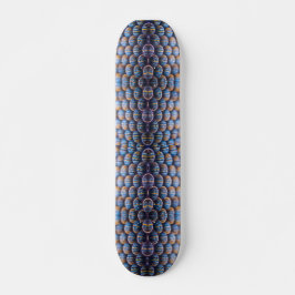 Skateboard med Abstrakt Honeycomb Image