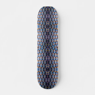 Skateboard med Abstrakt Honeycomb Image Bräda 20,5 Cm