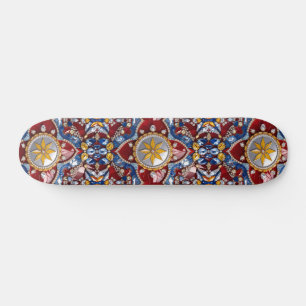 Skateboard med colombiansk Färg design