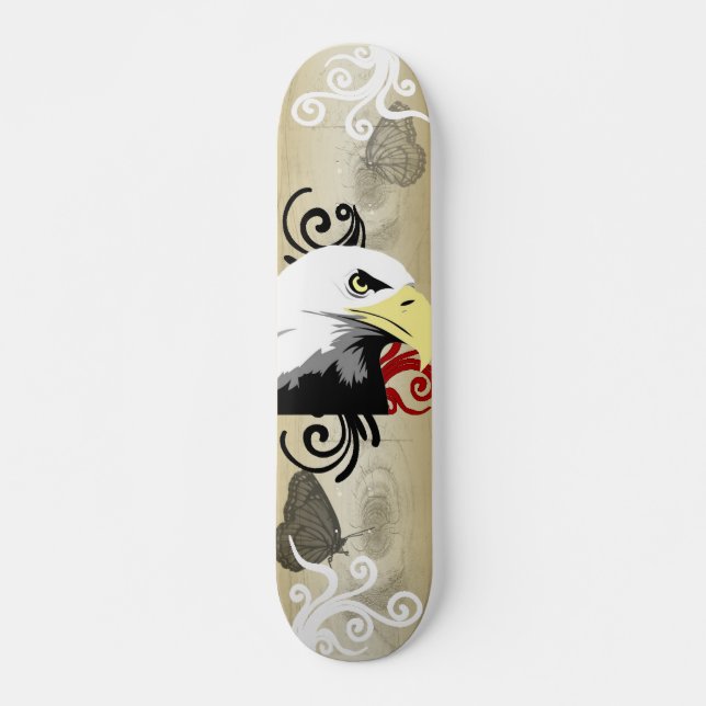 Skateboard med Eagle Design (Framsida)