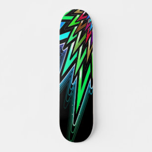 Skateboard med färgstark Abstrakt Bräda 20 Cm