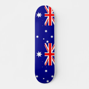 Skateboard med flagga av Australien