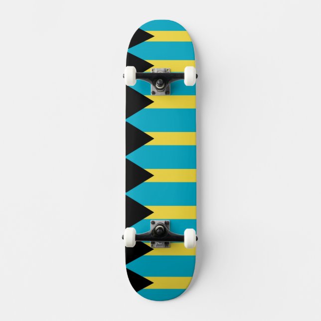 Skateboard med flagga av Bahamas (Framsida)