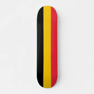 Skateboard med flagga av Belgien
