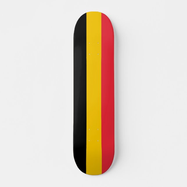 Skateboard med flagga av Belgien (Framsida)