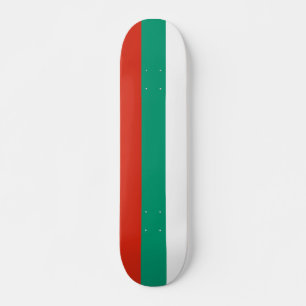 Skateboard med flagga av Bulgarien