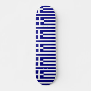 Skateboard med flagga av Grekland Bräda 20,5 Cm