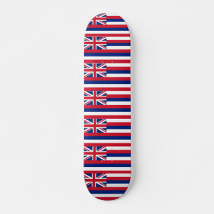 Skateboard med flagga av Hawaii