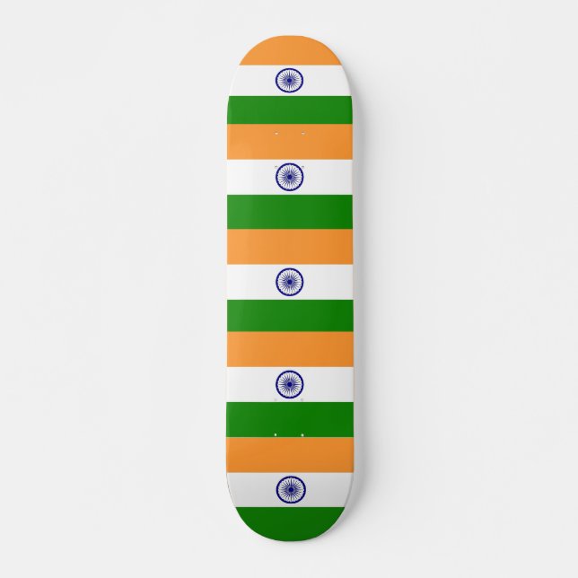Skateboard med flagga av Indien (Framsida)