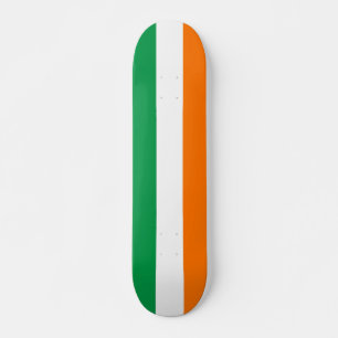 Skateboard med flagga av Irland Bräda 21,5 Cm