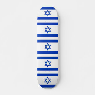 Skateboard med flagga av Israel Bräda 20,5 Cm