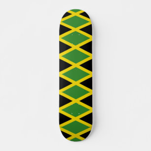 Skateboard med flagga av Jamaica