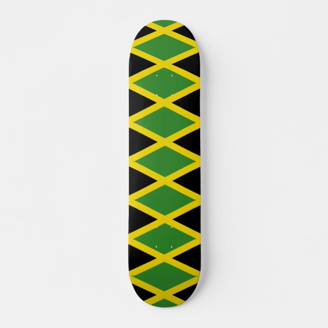 Skateboard med flagga av Jamaica (Framsida)