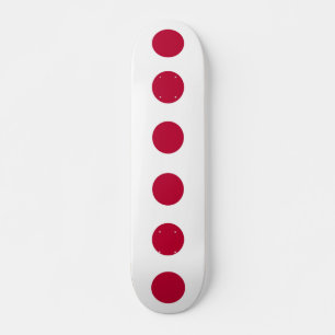 Skateboard med flagga av Japan Bräda 21,5 Cm