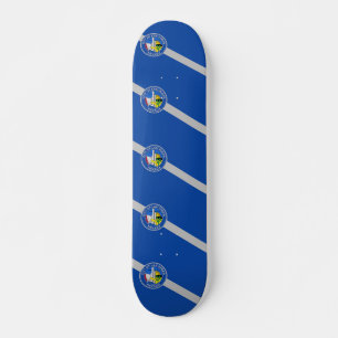 Skateboard med flagga av Las Vegas, Nevada, USA