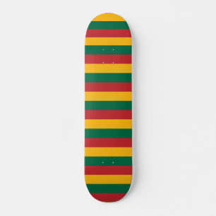 Skateboard med flagga av Litauen