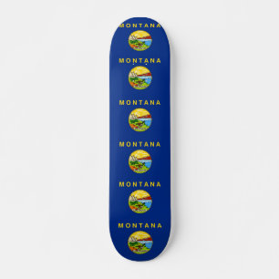 Skateboard med flagga av Montana Bräda 19,5 Cm