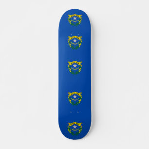 Skateboard med flagga av Nevada Bräda 19,5 Cm