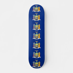Skateboard med flagga av New York Bräda 20,5 Cm