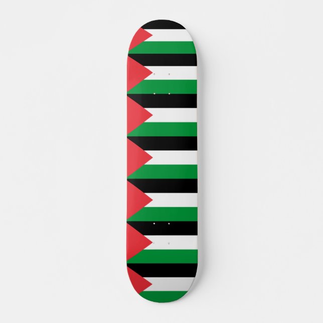 Skateboard med flagga av Palestina (Framsida)