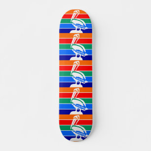 Skateboard med flagga av Sankt Petersburg, Florida