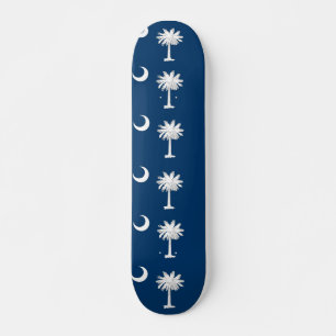 Skateboard med flagga av South Carolina Bräda 20 Cm