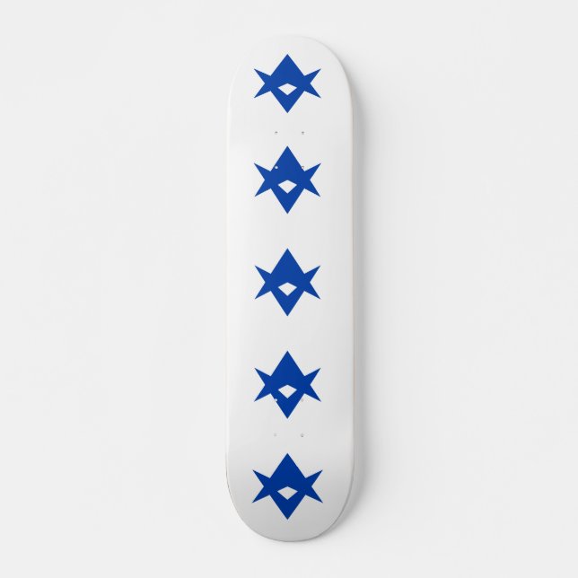 Skateboard med flagga för Toyota City, Japan (Framsida)