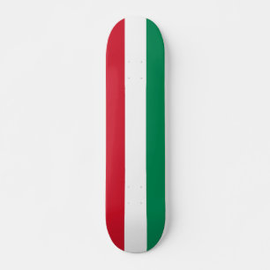 Skateboard med flagga i Ungern Bräda 21,5 Cm