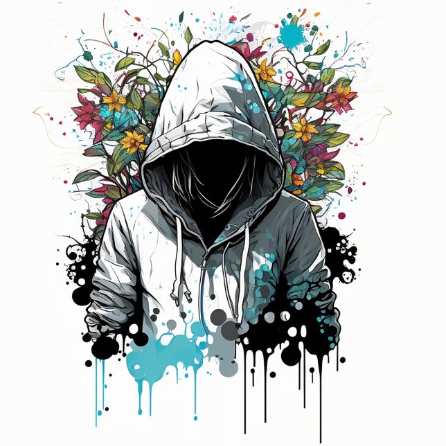 Skateboard med Flower Power dESIGN 1 (Skapare uppladdad)