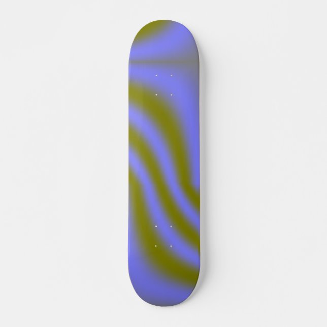 Skateboard med fluorescerande moln (Framsida)
