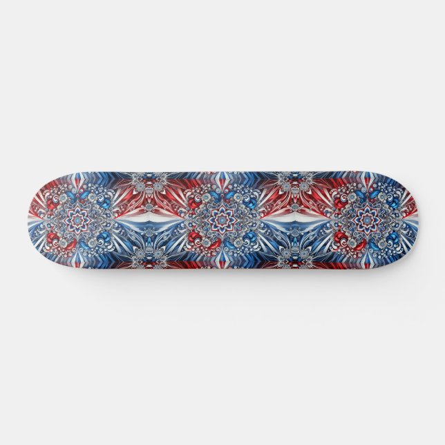 Skateboard med Fransk Färg Design (Horz)