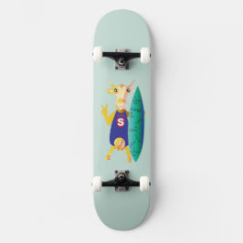 Skateboard med fyrkantig och roligt